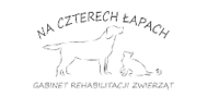 Na Czterech Łapach. Gabinet rehabilitacji zwierząt Logo